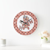 Grande Horloge Ronde Ours en peluche (Maison)