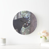 Grande Horloge Ronde Ours noir (Maison)
