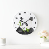 Grande Horloge Ronde Ours Panda (Maison)