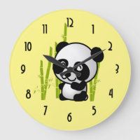 Ours panda noir et blanc mignon dans un verger en