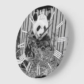 Grande Horloge Ronde Ourson Panda (Angle)