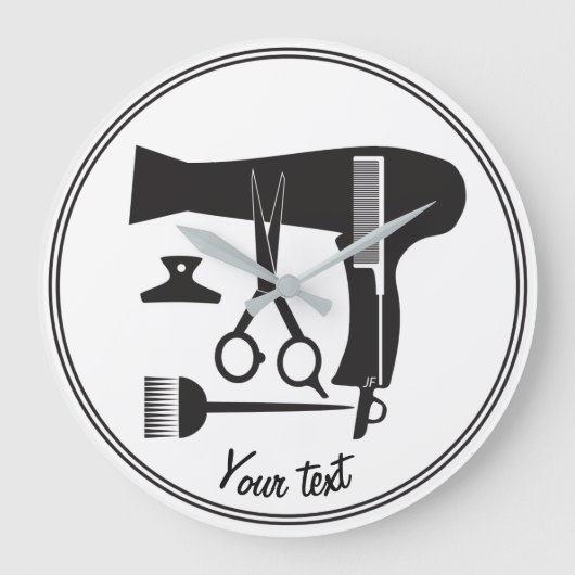 Grande Horloge Ronde Outils de coiffure (Recto)