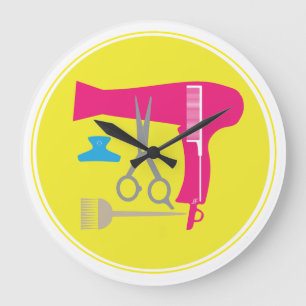 Grande Horloge Ronde Outils de coiffures