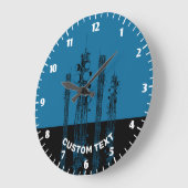 Grande Horloge Ronde Outils de communication (Angle)