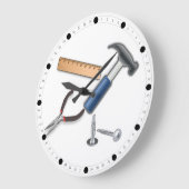 Grande Horloge Ronde Outils de dessin animé (Angle)