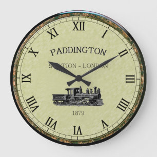 Grande Horloge Ronde Paddington ~ Steam Engine ~ London England ~ 1879