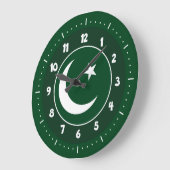 Grande Horloge Ronde Pakistan flag (Angle)