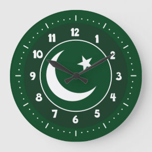 Grande Horloge Ronde Pakistan flag