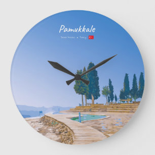 Grande Horloge Ronde Pamukkale, Turquie - Piscines thermales