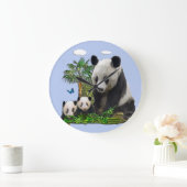 Grande Horloge Ronde Panda (Maison)