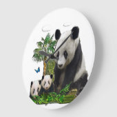 Grande Horloge Ronde Panda (Angle)