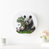 Grande Horloge Ronde Panda (Maison)
