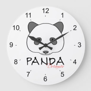 Grande Horloge Ronde Panda Dreamer