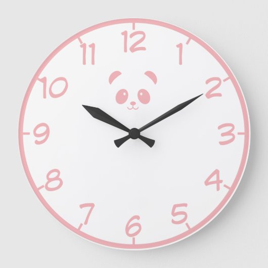 Grande Horloge Ronde Panda | Wall Clock (Recto)