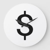 Panneau dollar | Alphabet moderne simple