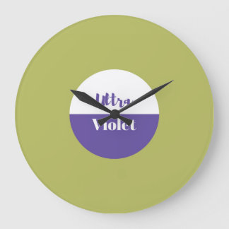 Grande Horloge Ronde Pantone Ultra violet 2018