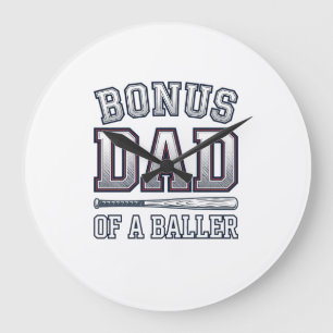 Grande Horloge Ronde Papa bonus d'un design de maillot de sport vintage