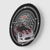 Grande Horloge Ronde Papa's # wall Clock (Angle)