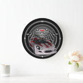Grande Horloge Ronde Papa's # wall Clock (Maison)