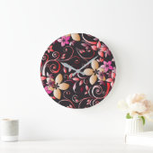 Grande Horloge Ronde Papier mural 7 (Maison)