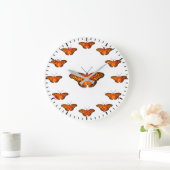 Grande Horloge Ronde Papillon (Maison)