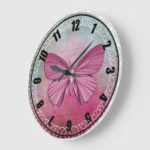 Grande Horloge Ronde Papillon (Angle)