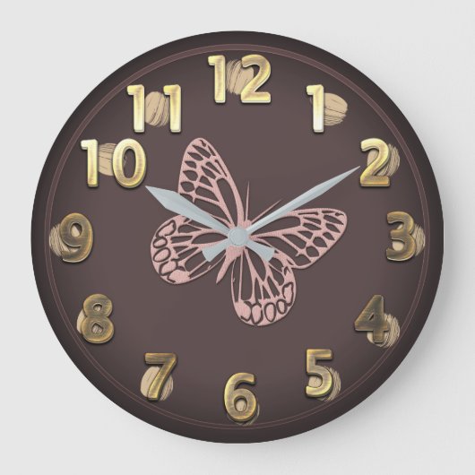 Grande Horloge Ronde Papillon mou (Recto)