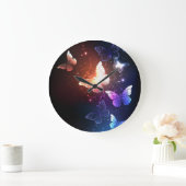 Grande Horloge Ronde Papillons nocturnes (Maison)