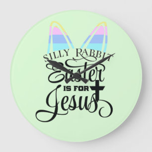 Grande Horloge Ronde Pâques est pour Jésus