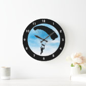 Grande Horloge Ronde Parachute de parachutisme en surf (Maison)