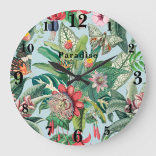 Grande Horloge Ronde Paradis tropical