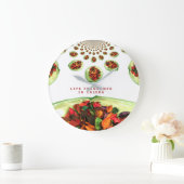 Grande Horloge Ronde Parfum de vie en potpourri couleur (Maison)