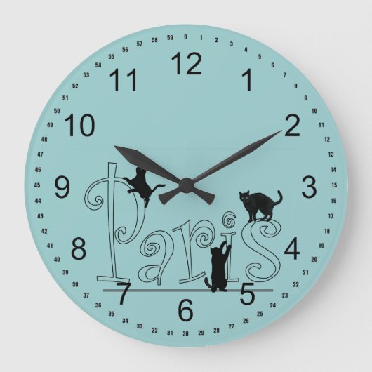Grande Horloge Ronde Paris Cats (Recto)