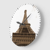 Grande Horloge Ronde Paris - Eiffel Tower - I Love Paris - France (Angle)