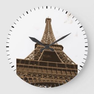 Grande Horloge Ronde Paris - Eiffel Tower - I Love Paris - France