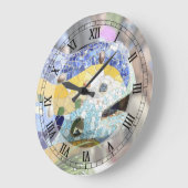 Grande Horloge Ronde Park Guell dragon Wall Clock (Angle)