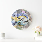 Grande Horloge Ronde Park Guell dragon Wall Clock (Maison)