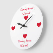 Grande Horloge Ronde Paroles d'amour : (Angle)