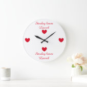 Grande Horloge Ronde Paroles d'amour : (Maison)