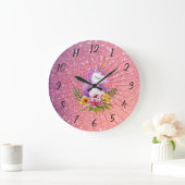 Grande Horloge Ronde Parties scintillant Unicorn (Maison)