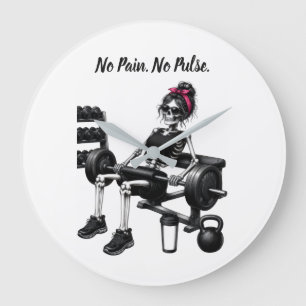Grande Horloge Ronde Pas de douleur. Pas de pouls