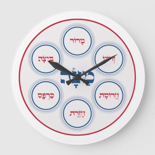 Grande Horloge Ronde Passover Pesach (Recto)