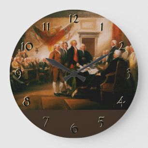 Grande Horloge Ronde Patriotic Clock