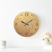 Grande Horloge Ronde Patteries Gold Numbers (Maison)