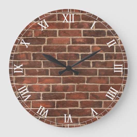 Grande Horloge Ronde Pattern de Brick (Recto)