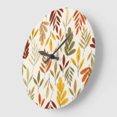 Grande Horloge Ronde Pattern de Cute Cozy (Angle)
