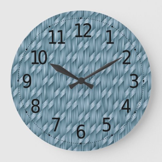 Grande Horloge Ronde Patters de l'Abstract | Wall Clock (Recto)