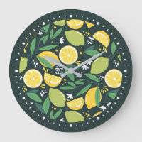 Patters de Yellow Lemon and Green Lime Fruit Food