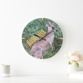 Grande Horloge Ronde Pâturage dans l'herbe (Maison)