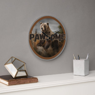 Grande Horloge Ronde Pawsome